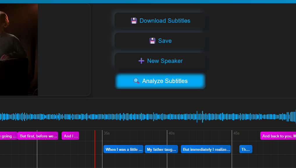 Analyze Subtitles