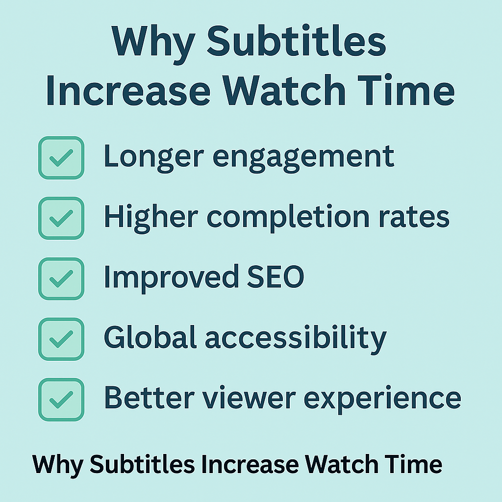 ncrease watch time with subtitles